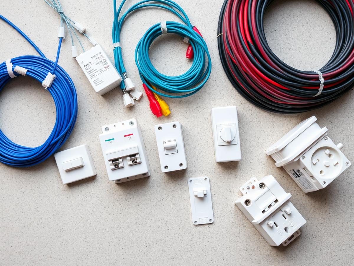 Referência visual de fios — elétrica